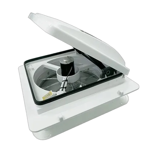 Maxxair Maxxfan Plus w/ Thermostat, Power Lift, Rain Sensor And Remote 4540KI