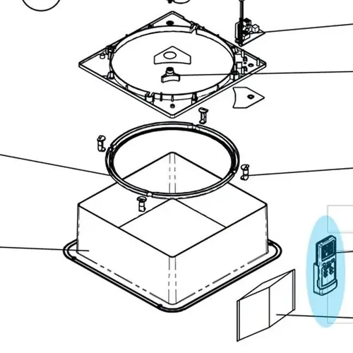 Maxxair Handheld Remote Blk. 00A01150K/Old(00-01100K)