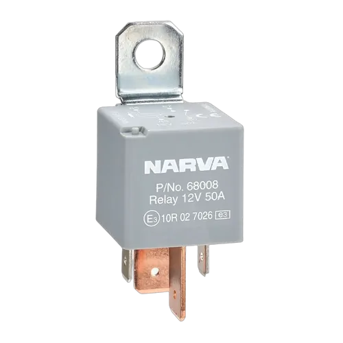Narva 12V 50A Normally Open 4 Pin Relay With Resistor