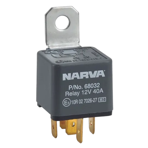 Narva 12V 40A Normally Open 5 Pin Relay With Diode (Blister Pack Of 1)