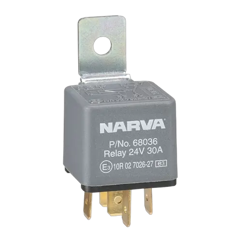 Narva 24V 30A Normally Open 5 Pin Relay With Resistor