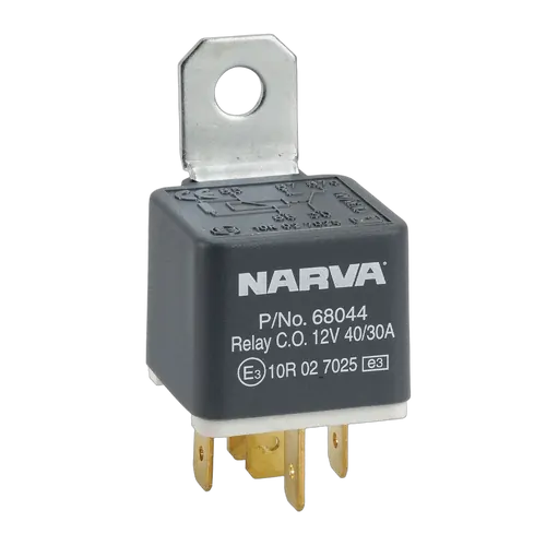 Narva 12V 40A/30A Change-Over 5 Pin Relay With Resistor