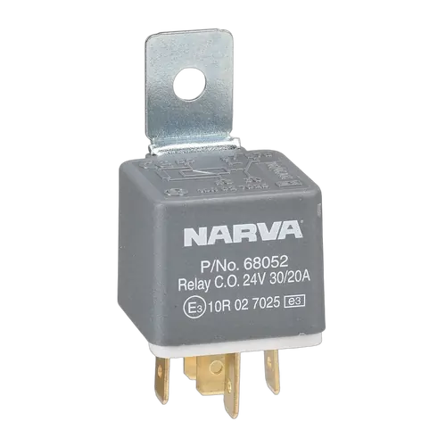 Narva 24V 30A/20A Change-Over 5 Pin Relay With Resistor (Blister Pack Of 1)
