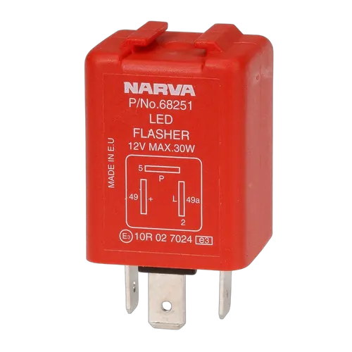 Narva 12 Volt 3 Pin LED Electronic Flasher With Pilot