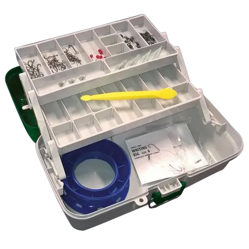 Jarvis Walker Tackle Box 2 Tray 125Pcs - Whiting