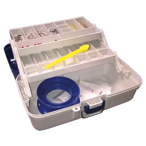 Jarvis Walker Tackle Box 2 Tray 125Pcs - Flathead