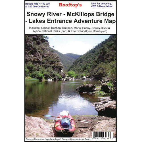Snowy River - McKillops Bridge - Lakes Entrance Adventure Map