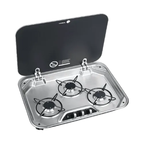 Dometic 3 Burner Gas Cooktop S/Steel (560 X 440mm)