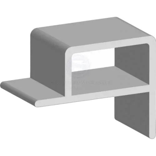 Pontoon Edge Square White 30m