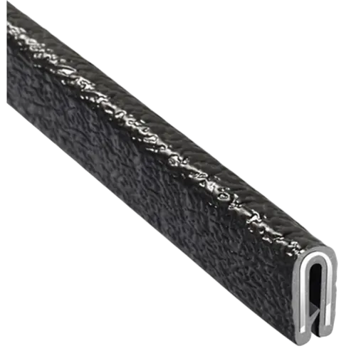 Edge Trim 3.2mm 50m Black PVC - Aluminium