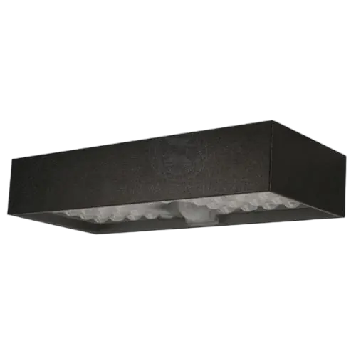 Light LED brick IP65 smart solar PIR motion sensor 800lu black