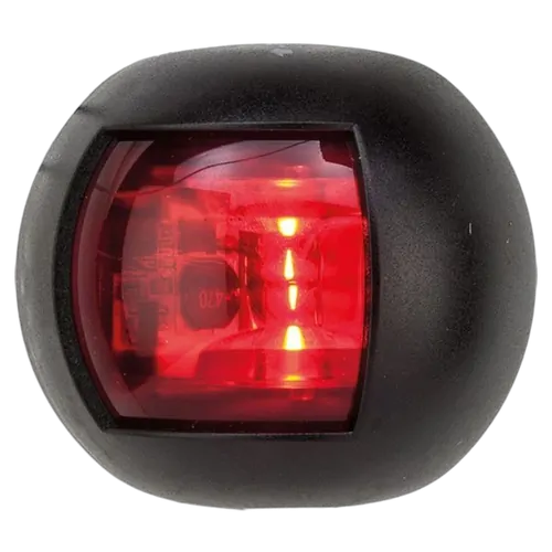 Led Navigation Light Red Port 112.5 Orsa Black Housing (Each) 12/24V