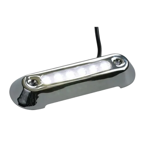 Relaxn White Underwater Light 5 Inch Oval 316G S/S Cover