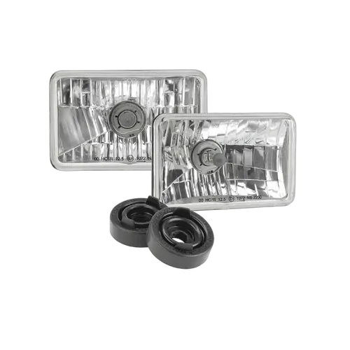 Narva Halogen Headlamp - H4 Conversion Kit - 165 X 100mm High/Low Beam Free Form