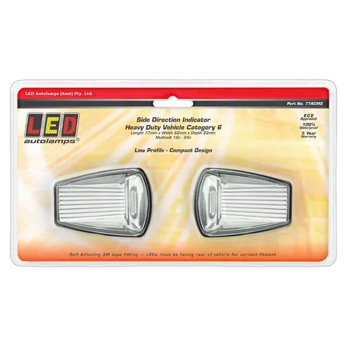 Side Direction Indicator 77ACM2 (Twin Pack)