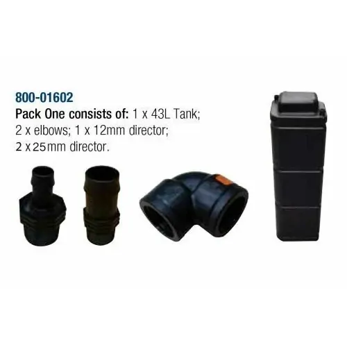 Coast To Coast Water Tank Modular 43l.Pack One 860x260x220mm. 200101