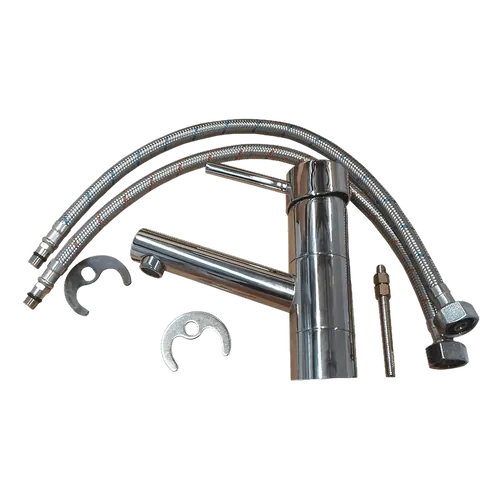 Coast To Coast High Rise Sink Mixer w/ 13cm Spout. Au-8893-10Xss