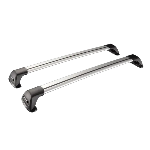 FlushBar 100 & 105cm Silver Pair (S26Y)