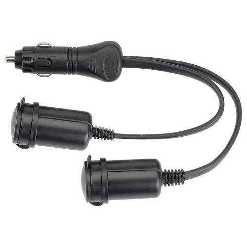 Narva Heavy-Duty Adaptor (Cigarette Lighter Plug To Twin Accessory Sockets)
