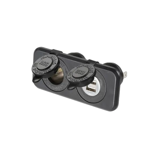 Narva Heavy-Duty Twin Accessory/Dual USB Sockets