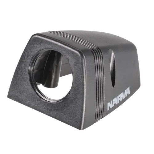 Narva Single Blank Surface Mount Housing Black