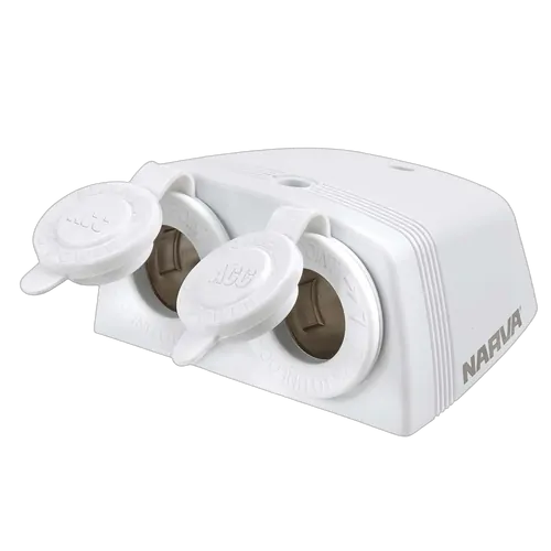 Narva Heavy-Duty Twin Surface Mount Accessory Sockets