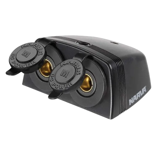 Narva Heavy-Duty Twin Surface Mount Merit Sockets