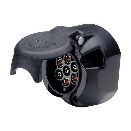 Narva 7 Pin Large Round Plastic Trailer Socket