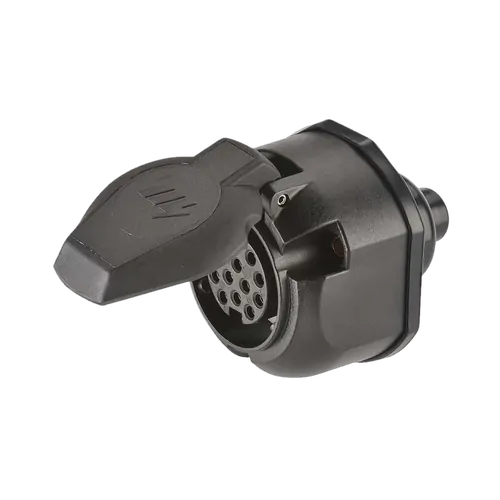 Narva 12 Volt 13 Pin Euro Round Plastic Trailer Socket