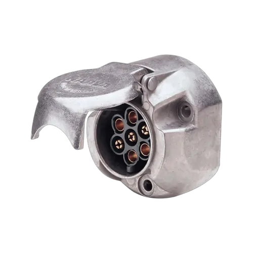 Narva 7 Pin Large Round Metal Trailer Socket