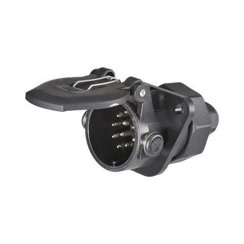 Narva 24 Volt 15 Pin Heavy-Duty Euro Round Plastic Trailer Socket