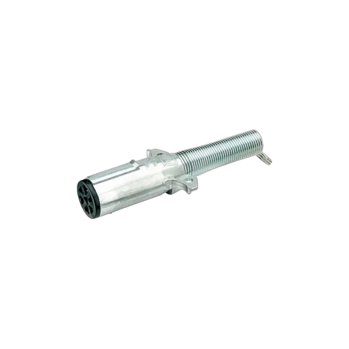 Narva 7 Pin Heavy-Duty Round Metal Trailer Plug With Internal Weatherbeater Seal And Cable Guard