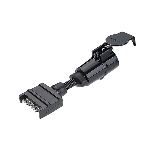 Narva 7 Pin Flat Socket On Car To 7 Pin Large Round Plug On Trailer