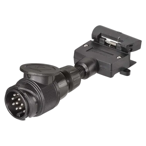 Narva 13 Euro Round Socket -7 Flat Plug Blister