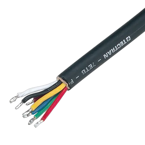 Narva 7 Core 4Mm Suzi Coil, 4.6 Metres With 6 x 4Mm (2Mm2) 1 x 5Mm (3Mm2) Cores