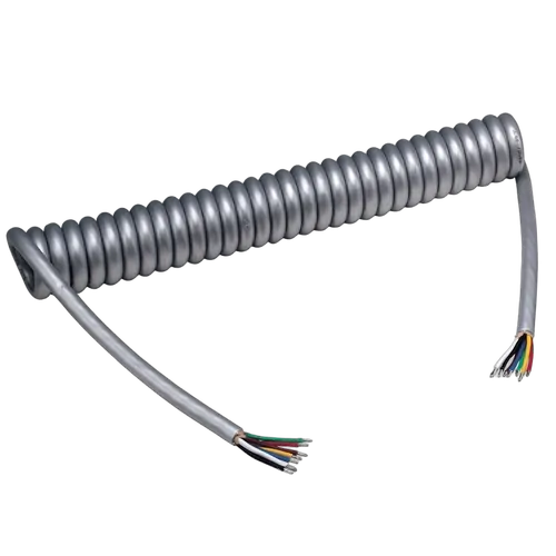 Narva Heavy-Duty 7 Core Suzi Coil, 4.6 Metres With 6 x 5Mm (3Mm2) 1 x 6Mm (5Mm2) Cores