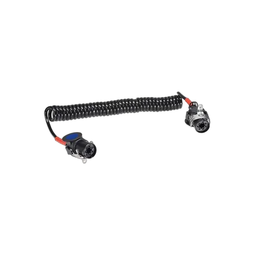 Narva 12/24 Volt 7 Core Ebs Suzi Coil, 4.5 Metres With Two Short 250Mm Tails Fitted With P/No. 8