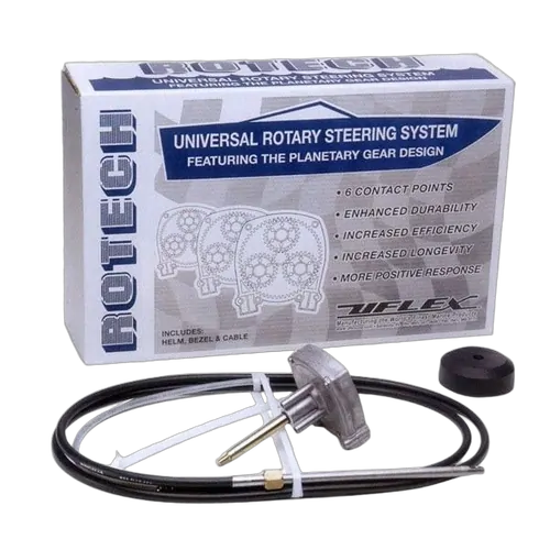 Ultraflex Helm And Bezel Kit 15Ft Steering Cable Kit - No Wheel