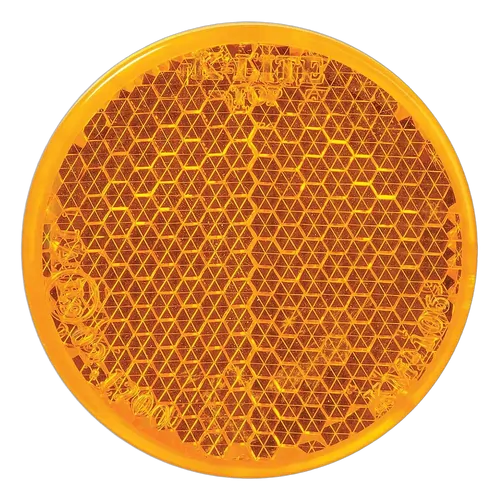 Narva Amber Retro Reflector With Self Adhesive