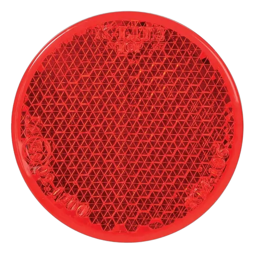 Narva Red Retro Reflector With Self Adhesive
