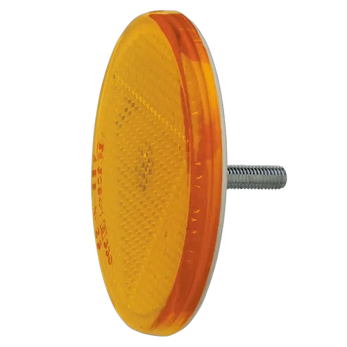 Narva Amber Retro Reflector With Fixing Bolt