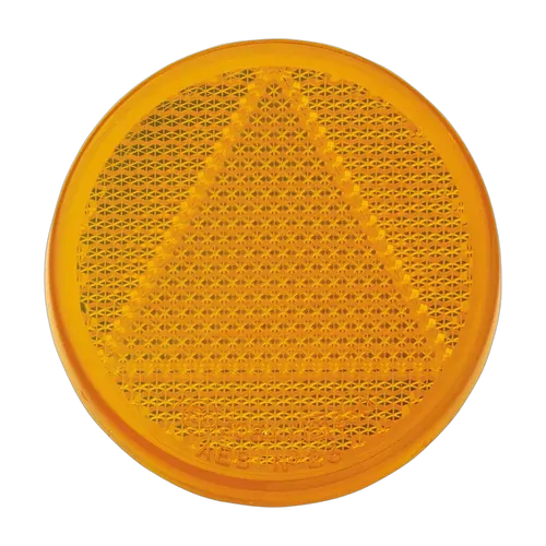 Narva Amber Retro Reflector With Self Adhesive