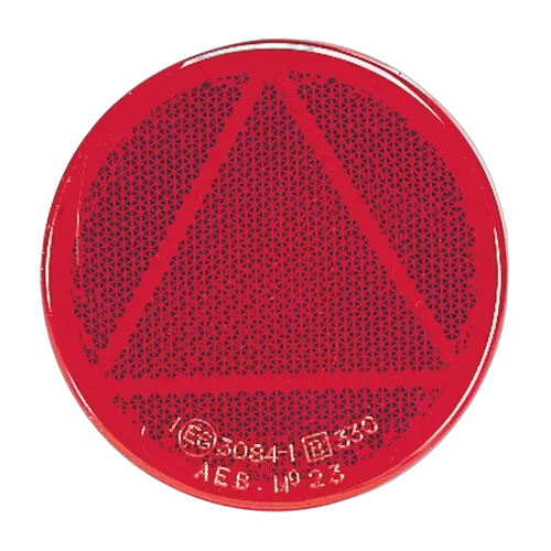 Narva Red Retro Reflector With Self Adhesive