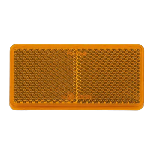 Narva Amber Retro Reflector With Self Adhesive