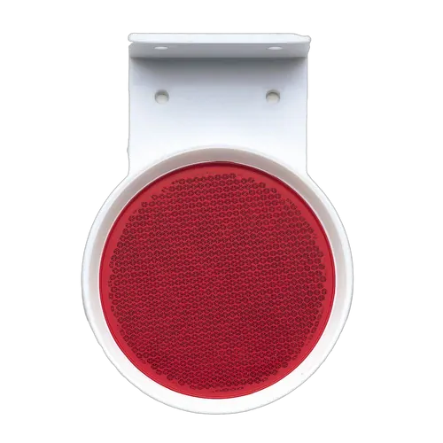 Narva Red Retro Reflector In Pendant Mount Holder With Dual Fixing Holes