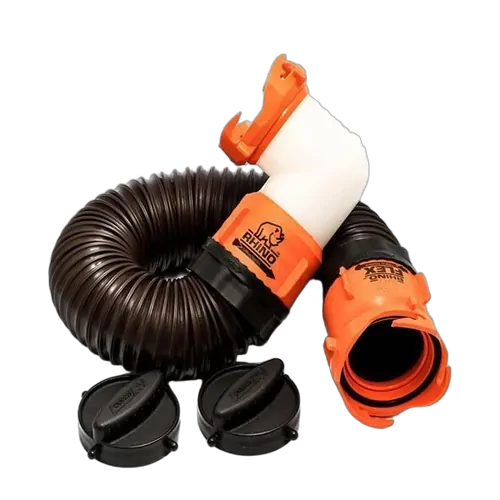 Camco Rhinoflex 90 Degree Tote Tank Hose Kit