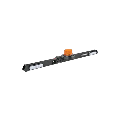 Narva 12/24V Led Low Profile Rotating Strobe Utility Bar, Broadband Reversing Alarm - 1.2M