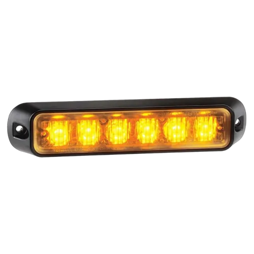 Narva Low Profile High Powered Led Warning Light (Amber) - 6 x 1 Watt Leds