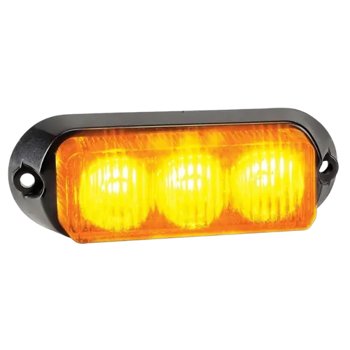 Narva High Powered Led Warning Light (Amber) - 3 x 1 Watt Leds