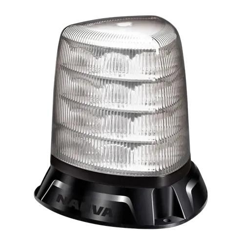 Narva Aerotech Heavy Duty Tall Blue/Clear Lens Led Strobe (Flange)